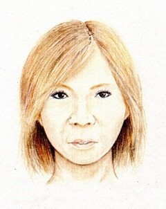 似顔絵の写真(化粧有り)